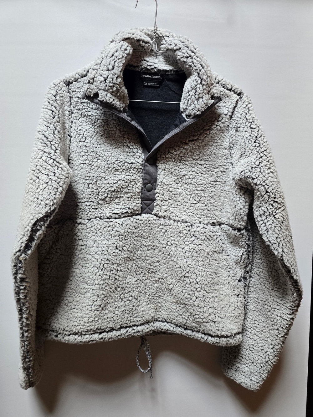Prana Women's Sherpa Pullover - Light Gray